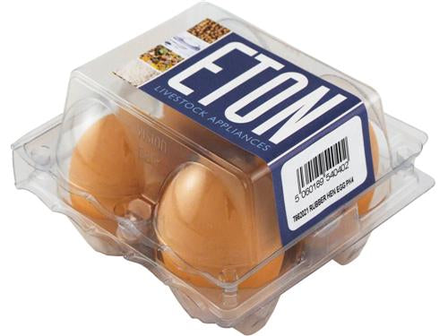 IMITATION NESTING EGG (RUBBER) 4PK