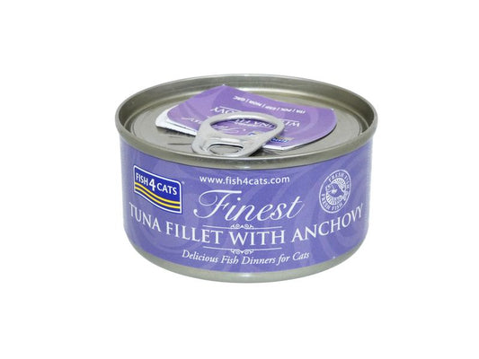 Fish4Cats Tuna & Anchovy Cat Food Tin 70g