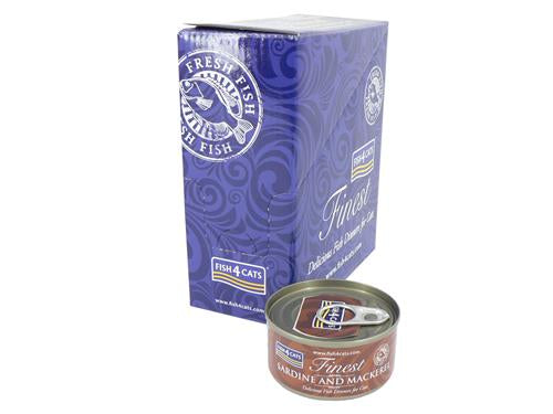 Fish4Cats Sardine & Mackeral Cat Food Tin 70g