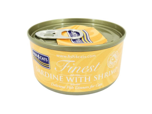 Fish4Cats Sardine & Shrimp Cat Food Tin 70g