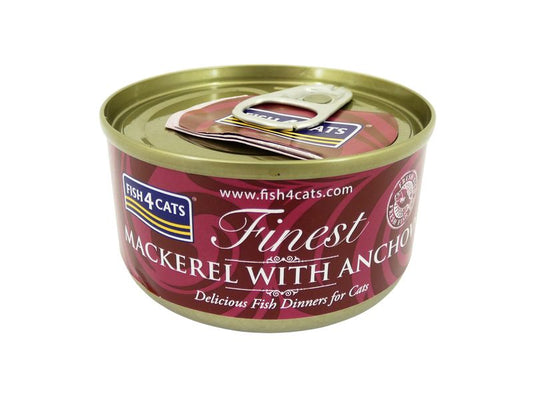 Fish4Cats Mackeral & Anchovy Cat Food Tin 70g