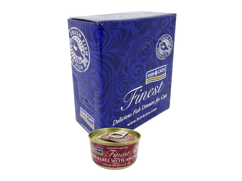 Fish4Cats Mackeral & Anchovy Cat Food Tin 70g