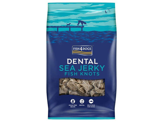 Fish4Dogs Dental Sea Jerky Knots 100g