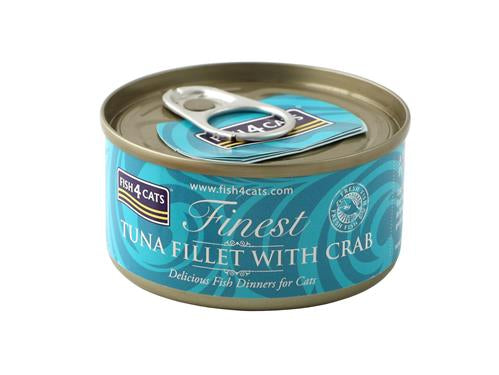 Fish4Cats Tuna & Crab Cat Food Tin 70g