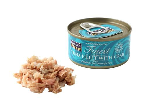 Fish4Cats Tuna & Crab Cat Food Tin 70g