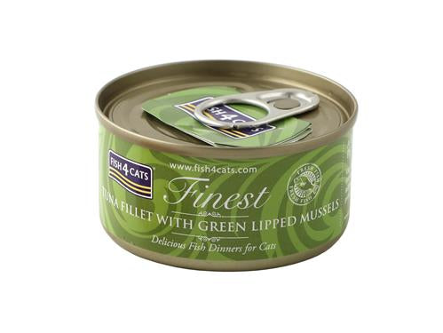 Fish4Cats Tuna & Mussel Cat Food Tin 70g