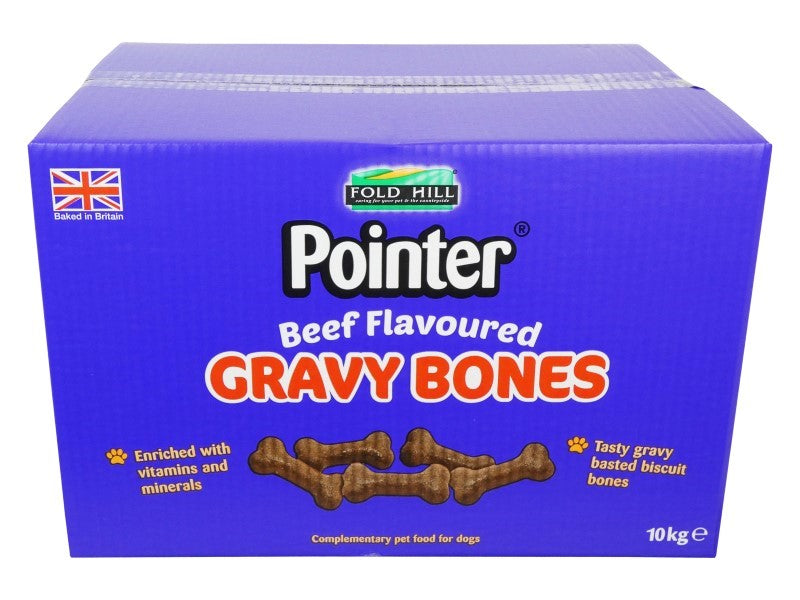 FH POINTER GRAVY BONES BEEF 10KG