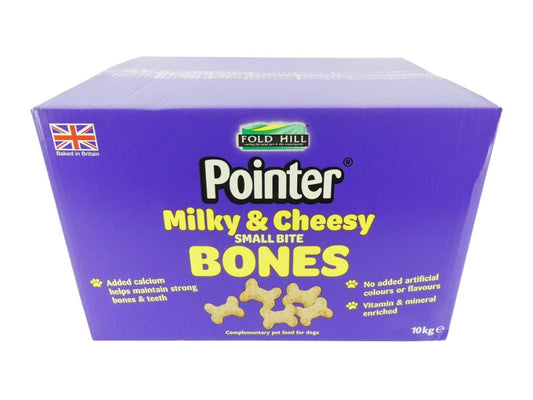 POINTER MILKY CHEESY SML BITE BONES10KG