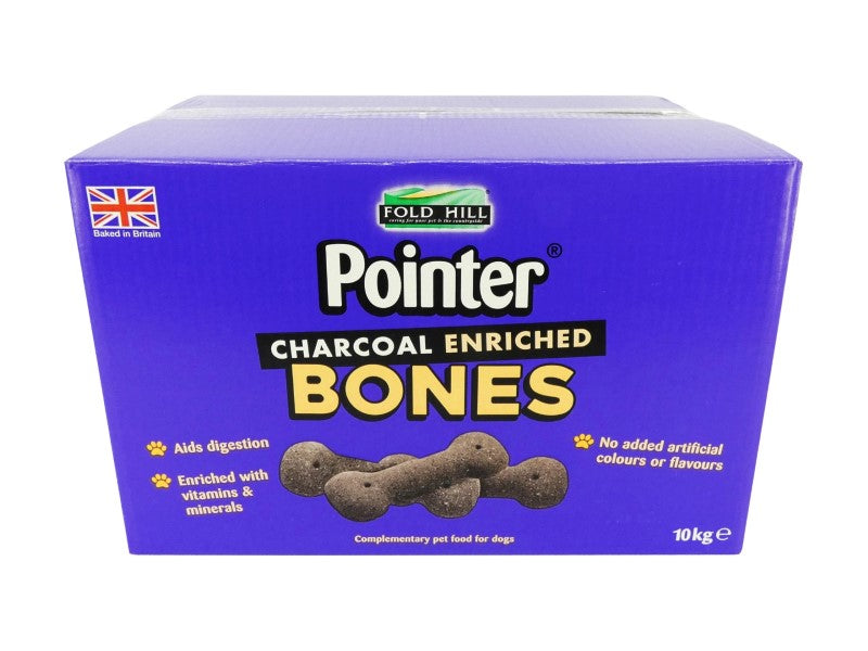 POINTER CHARCOAL BISCUIT BONES 10KG