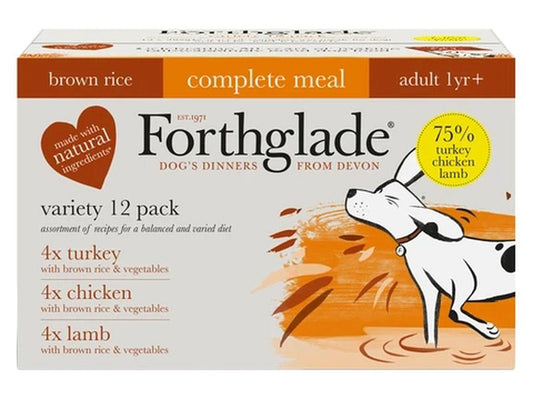 Forthglade Complete Chicken, Lamb & Turkey Multipack 395g 12pk