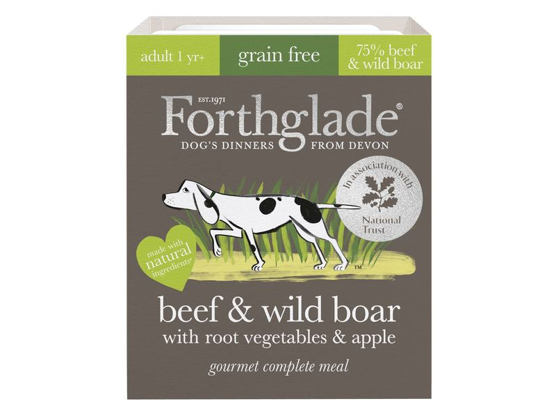 Forthglade Gourmet Beef, Boar & Apple 395g
