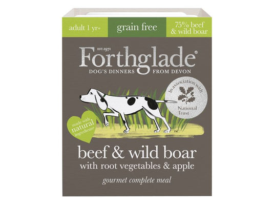 Forthglade Gourmet Beef, Boar & Apple 395g