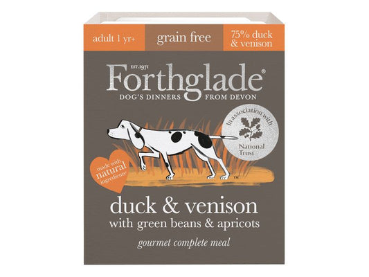 Forthglade Gourmet Duck, Venison & Apricot 395g