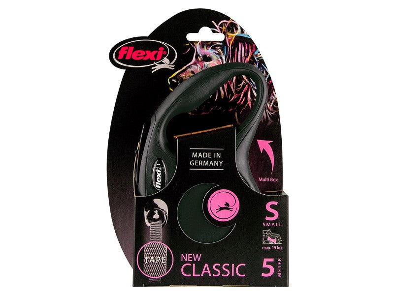 Flexi classic tape black sml 5m