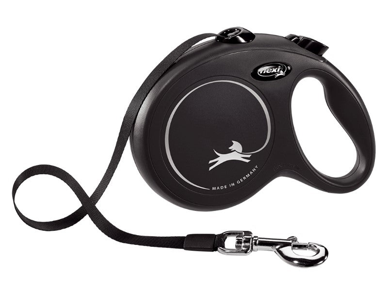 Flexi classic tape black lge 5m