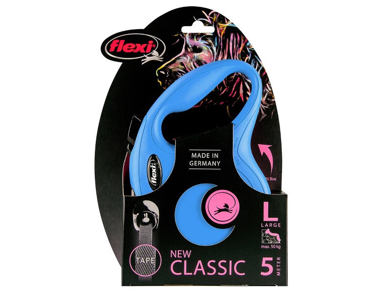 Flexi classic tape blue lge 5m