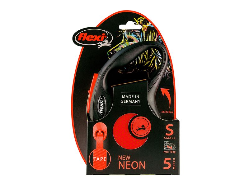 Flexi neon tape orange sml 5m