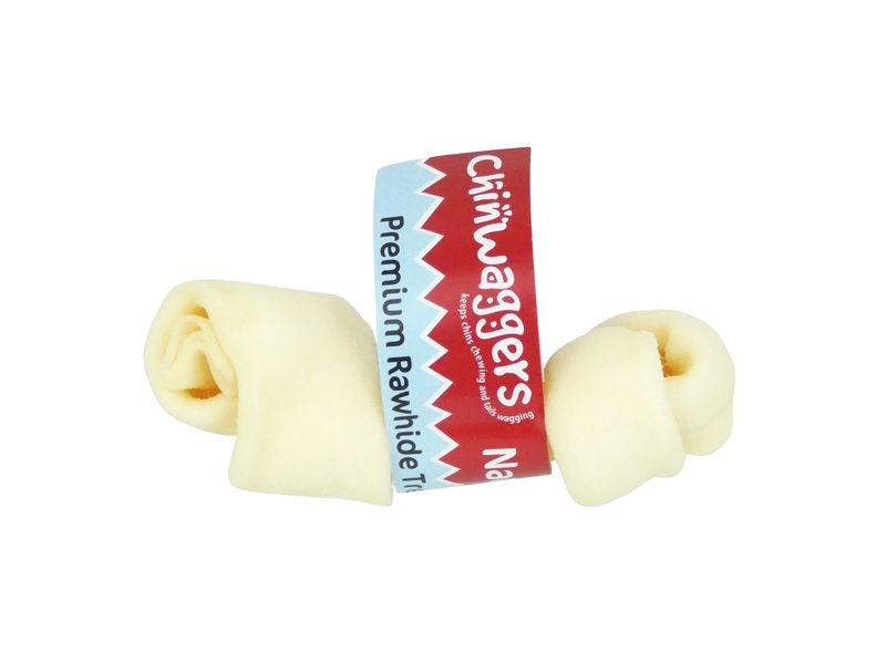 CHINWAGGER KNOTTED BONE NATURAL 4-4.5"