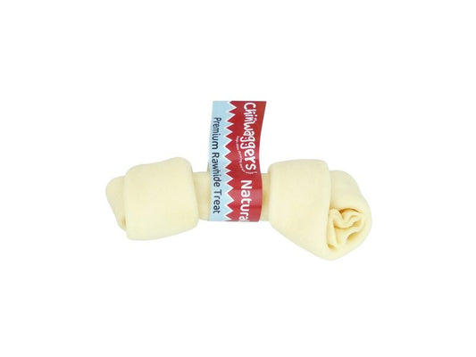CHINWAGGER KNOTTED BONE NATURAL 6-6.5"