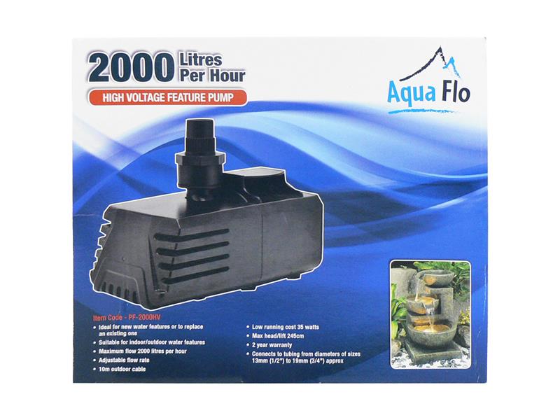 AQUAFLO POND PUMP 2000LPH