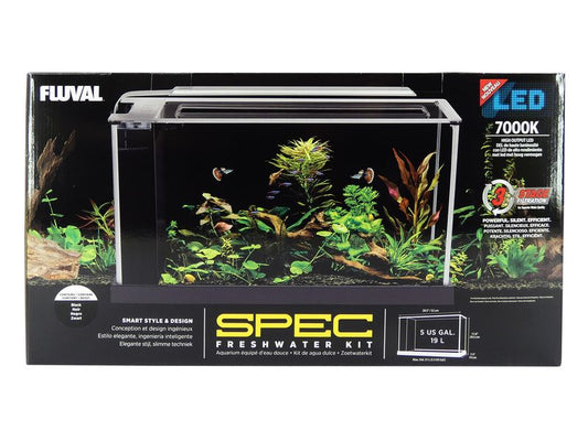 Fluval Spec 19L Black Aquarium