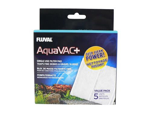 FLUVAL AQUAVAC+ FINE FILTER PAD 5PC