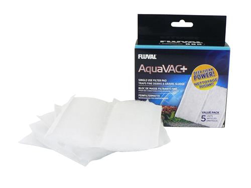 FLUVAL AQUAVAC+ FINE FILTER PAD 5PC