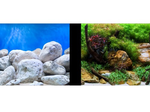 Aquagarden & Bright Stone Double-Sided Background 18" 25ft