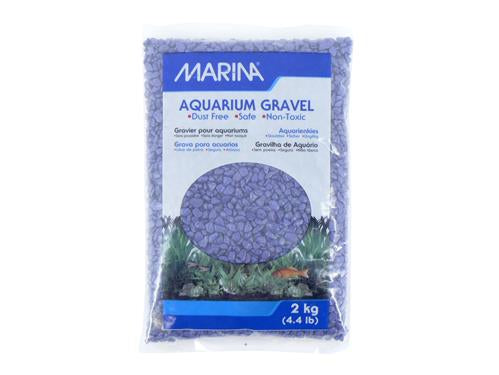 MARINA 2KG PURPLE AQUARIUM GRAVEL