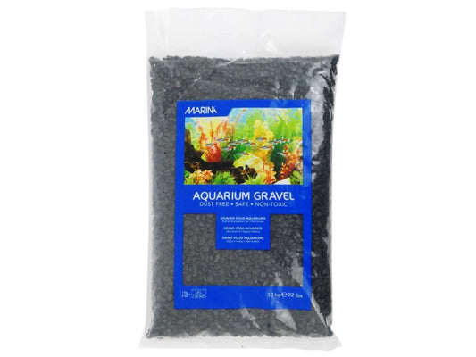 MARINA 10KG BLACK AQUARIUM GRAVEL