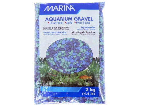 MARINA 2KG TRI-COLOUR BLUE GRAVEL