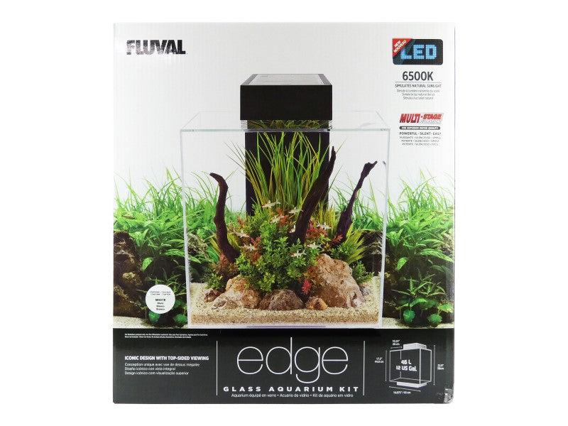 Fluval Edge 2.0 46L Aquarium Gloss White