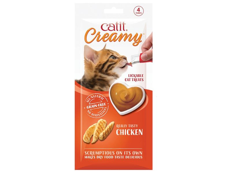 Catit Creamy Treats Chicken 4pk
