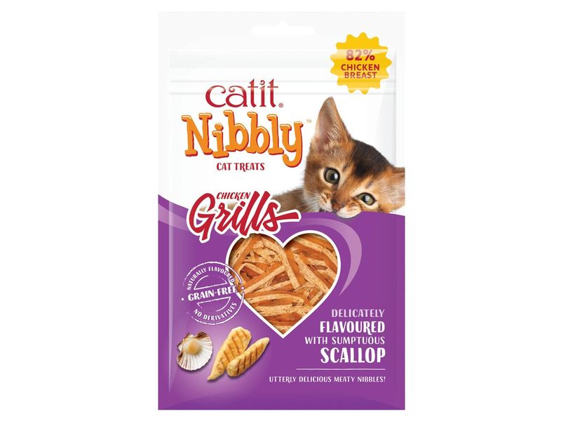 CATIT NIBBLY GRILLS CHICKEN&SCALLOP 30G