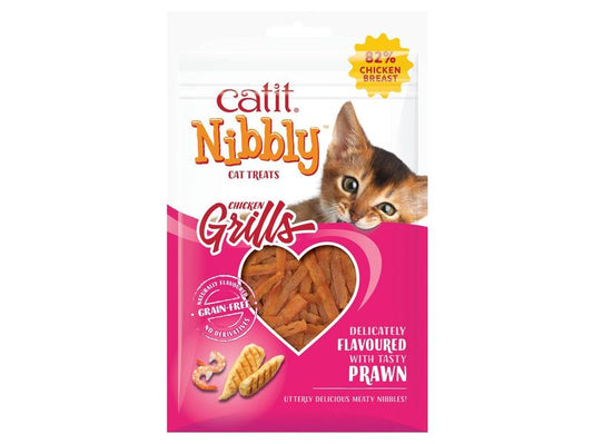 CATIT NIBBLY GRILLS CHICKEN&SHRIMP 30G