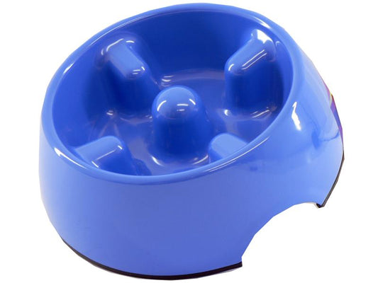 DogIt Anti Gulp Bowl Blue 600ml