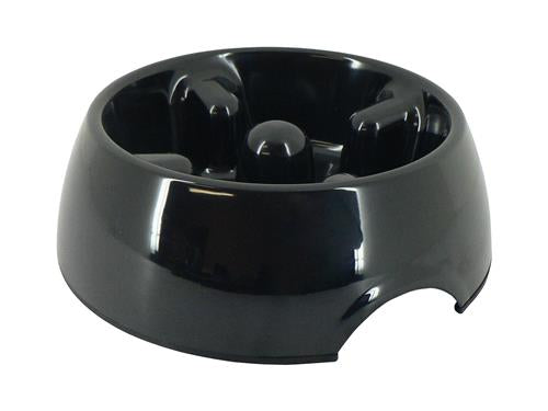 DogIt Anti Gulp Bowl Black 600ml