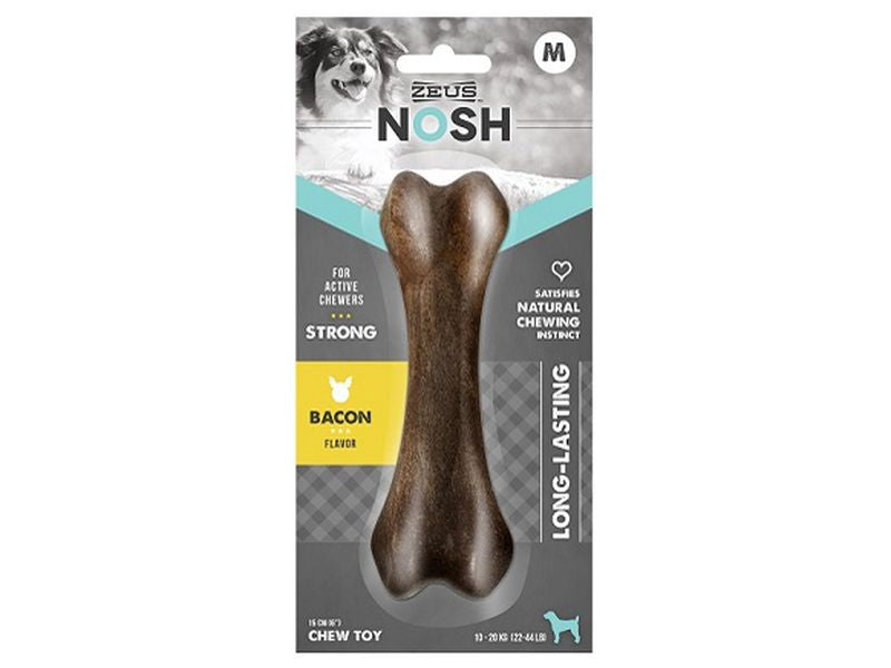 Zeus Nosh Strong Chew Bone Bacon Medium