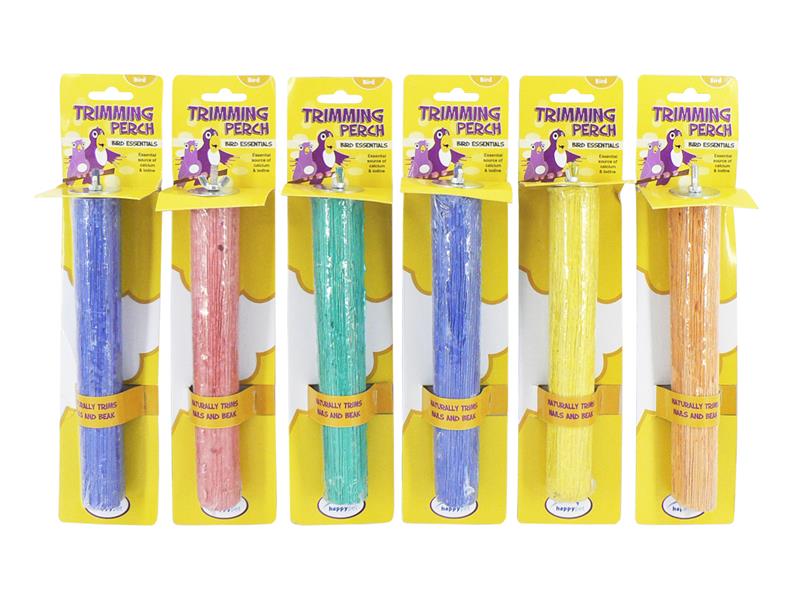 BIRD TRIMMING PERCH 8" ASSTD