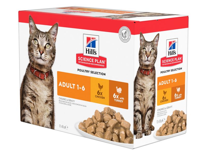 Hill's Science Plan Cat Adult Gravy 85g 12pk