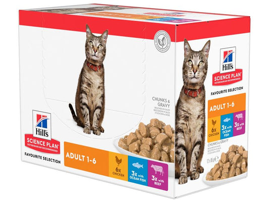 Hill's Science Plan Cat Fish Adult Multipack 85g