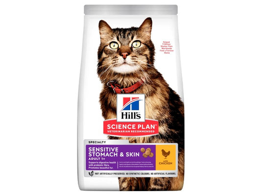 Hill's Science Plan Cat Adult Sensitive Stomach & Skin 7kg