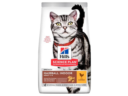 Hill's Science Plan Cat Adult Hairball & Indoor 3kg