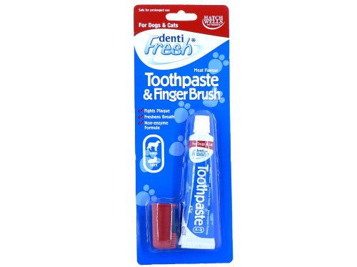 DENTIFRESH TOOTHPASTE & FINGER BRUSH