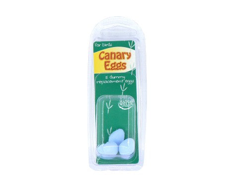 CANARY DUMMY EGGS 5 PER CARD