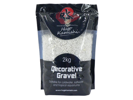 HUGO 2KG MARBLE WHITE GRAVEL 2-4MM