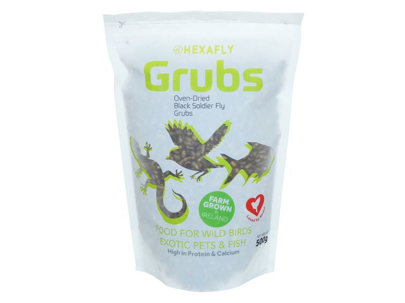DRIED BLACK SOLDIER FLY GRUBS 500G