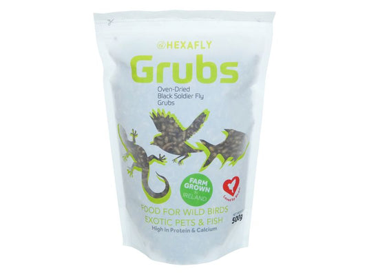 DRIED BLACK SOLDIER FLY GRUBS 500G