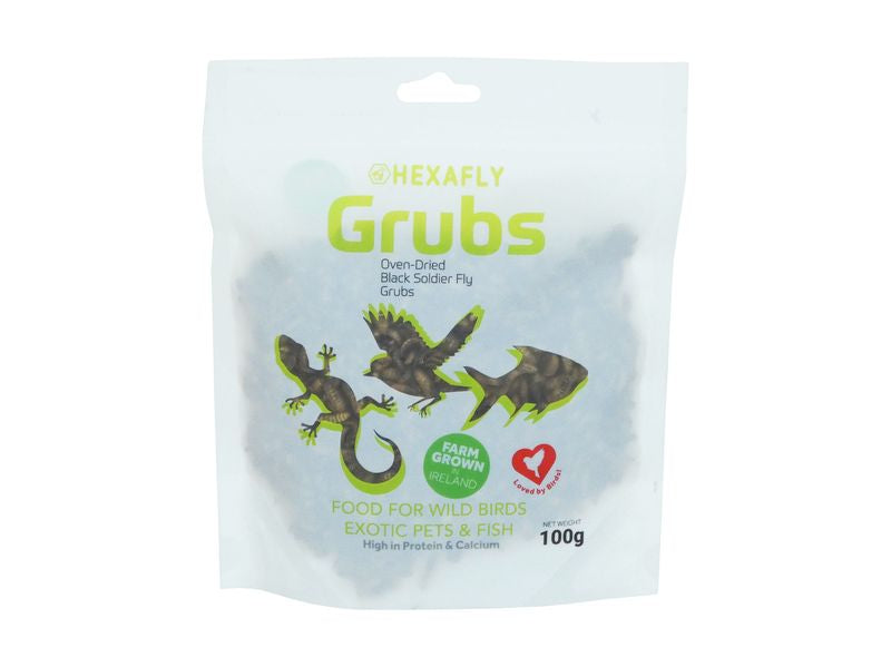 DRIED BLACK SOLDIER FLY GRUBS 100G