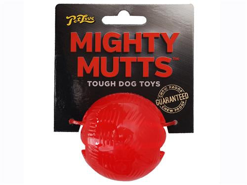MIGHTY MUTTS RUBBER BALL SMALL